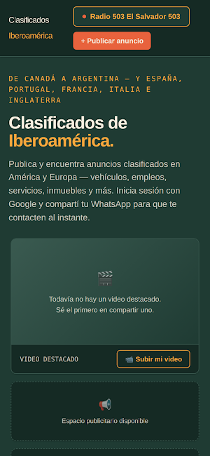 CLASIFICADOS IBEROAMERICA Screenshot 0