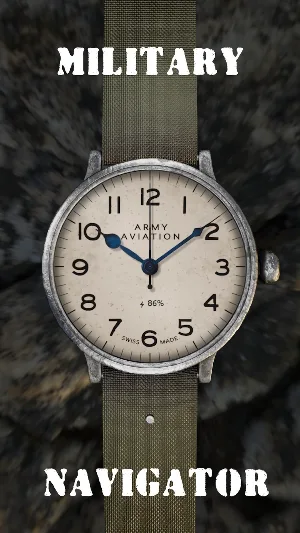 Military Watch Face 07 Screenshot 0