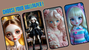 Lovely Doll Wallpaper HD 4K Screenshot 1