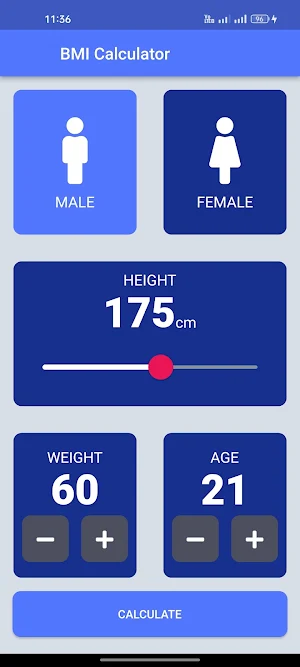 BMI Calculator - Ideal Weight Screenshot 0