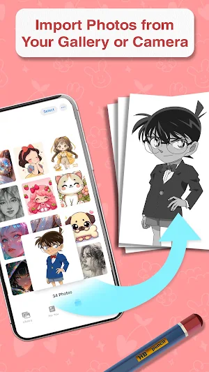 Draw Anime - AR Drawing Sketch Screenshot 1