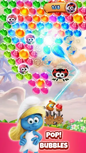 Smurfs Bubble Shooter Story Screenshot 0