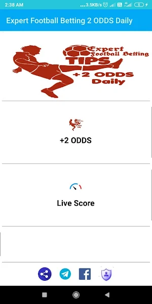 Expert Football 2 Odds Daily Screenshot 1