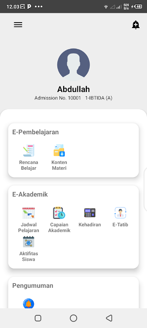 SEKOLAH MERCUSUAR APP Screenshot 2