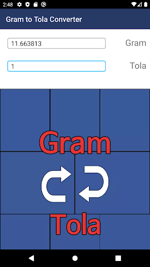 Gram to Tola Converter Screenshot 3