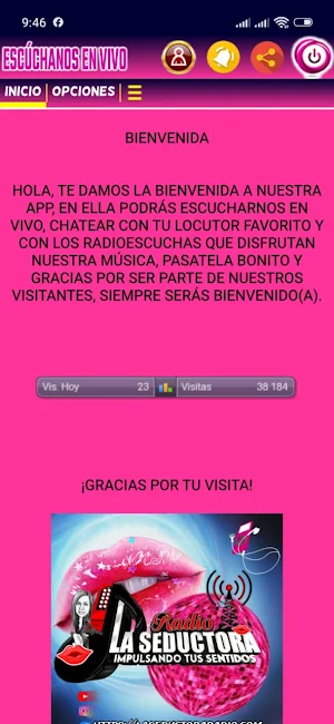 Radio La Seductora Screenshot 2