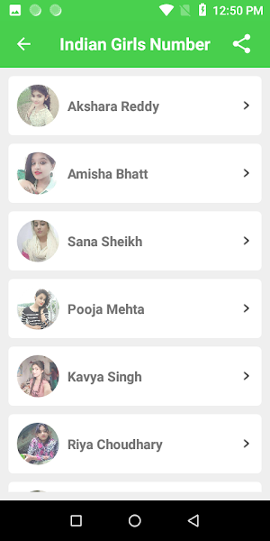 Girls Phone Numbers For Whatsp Screenshot 0