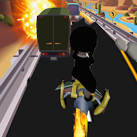 Subway Wednesday Addams run
