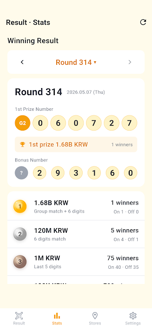 Pension Lottery - QR & Stats Screenshot 0