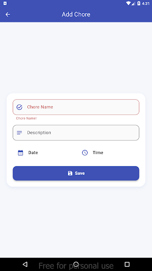Home Chores Scheduler screenshot 4