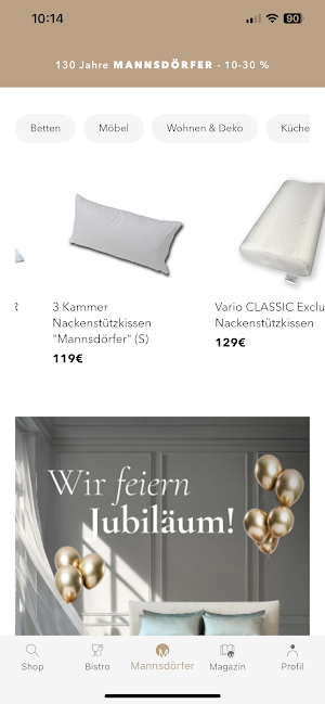 Mannsdörfer Kunden App Screenshot 0