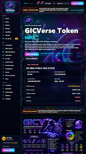 GICVerse Exchange Screenshot 3