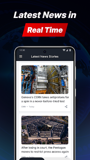 News Launcher: Daily Headlines Screenshot 1