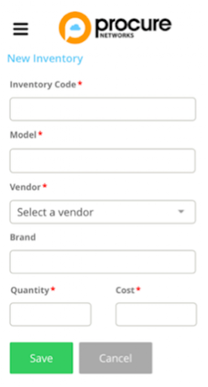 Procure Screenshot 1