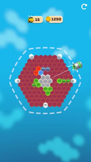 Buzzing Blast Shooter Screenshot 2