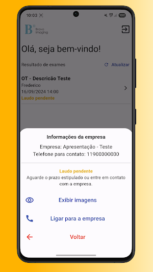 Bravo Imaging - Resultados Screenshot 2