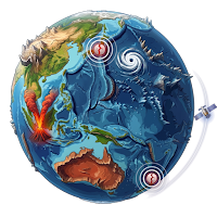 LiveGlobe: ISS & Earthquakes