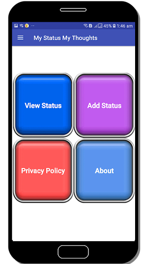 My Status My Thoughts Screenshot 1