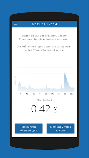 myRaumklang - Nachhall messen  Screenshot 2