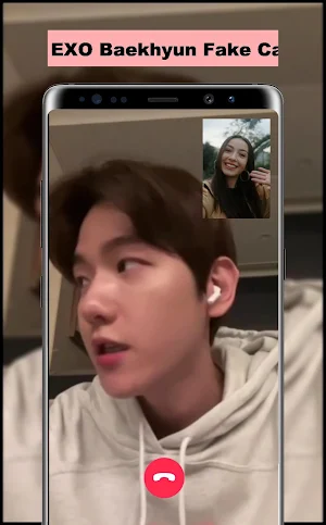 Baekhyun Fake Call Screenshot 1