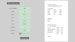Dash 8 Q400 Performance Data Screenshot 2