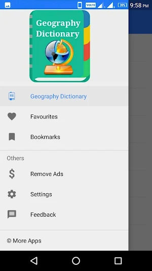 Geography Dictionary Screenshot 0