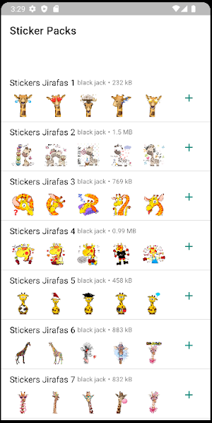 Stickers de Jirafas Screenshot 0