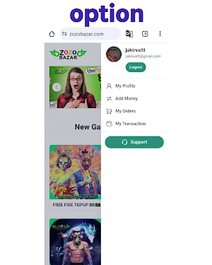 Zozobazar - Diamond Topup App Screenshot 3