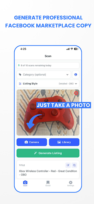 Marketplace Listing AI Copy Screenshot 0
