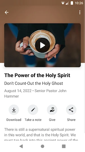 Sonrise Christian Center Screenshot 2
