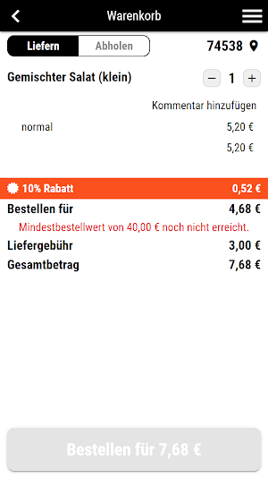 Restaurant Schuhbäck Screenshot 1