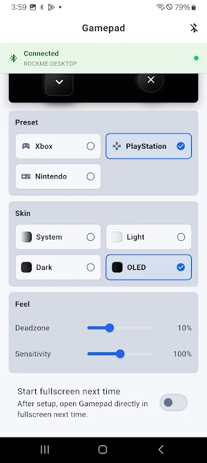 FD Gamepad Screenshot 1