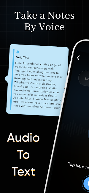 AI Note Taker : Voice Note AI Screenshot 1