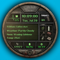A128 RPG Item watch face