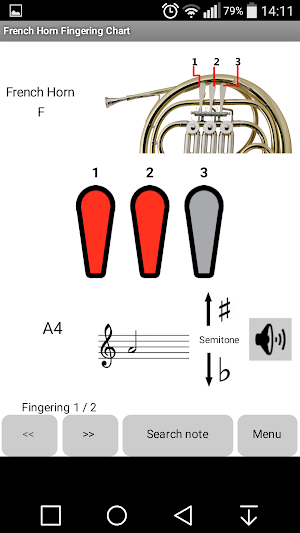 French Horn Fingerings Screenshot 2