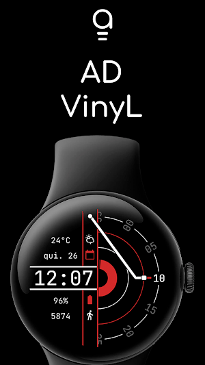 AD VinyL - Watch Face Screenshot 0