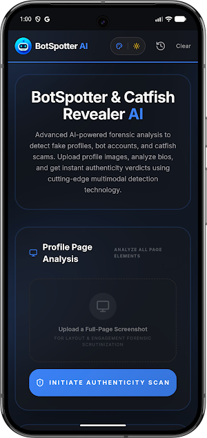 Bot Spotter & Catfish Revealer Screenshot 0