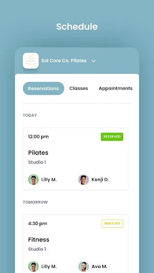 Sol Core Co. Pilates Screenshot 2