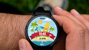 Summer Island Time Watch Screenshot 0
