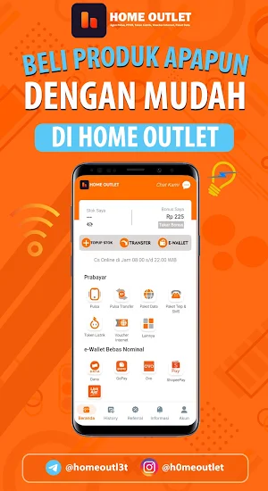 Home Outlet - Agen Pulsa murah Screenshot 0