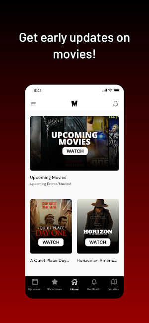 Miller Cinemas App Screenshot 1