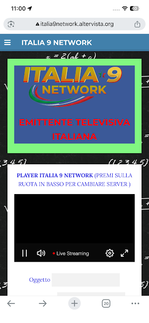 ITALIA 9 NETWORK Screenshot 1