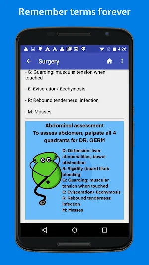 Mednomics: Medical mnemonics Screenshot 2