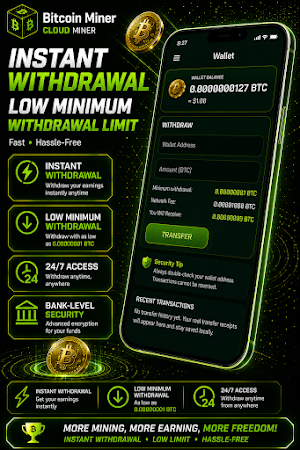 Bitcoin Miner Cloud Miner Screenshot 2