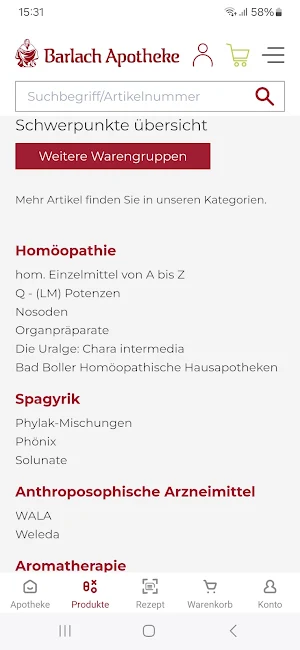 BARLACH APOTHEKE E-Rezept Screenshot 1