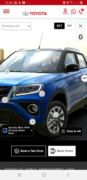 Toyota India UC Virtual Show Screenshot 2