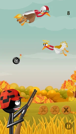 Stickman Turkey Hunter Pro Screenshot 2
