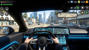 Real US Car Drive Simulator 3D Screenshot 0