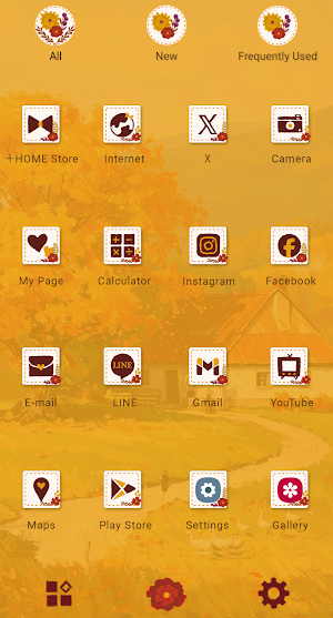 Autumn Cottage Theme +HOME Screenshot 2