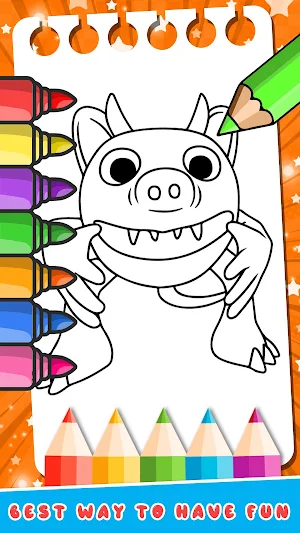 Garten in BanBan 4 Coloring Screenshot 3